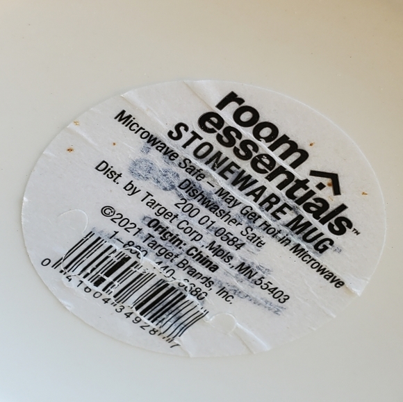 Room Essentials 15 oz floral coffee or tea flowers stoneware mug - Picture 3 of 3